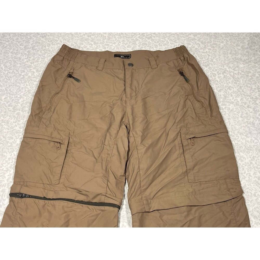 REI Co-Op Pants Sahara Convertible Hiking Pants Womens 6P Brown Upf50 Shorts - Picture 4 of 14